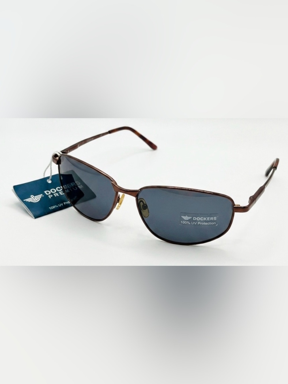 Dockers Premium Sunglasses |100% UV Protection | Unisex Slim Matrix-Inspired NWT